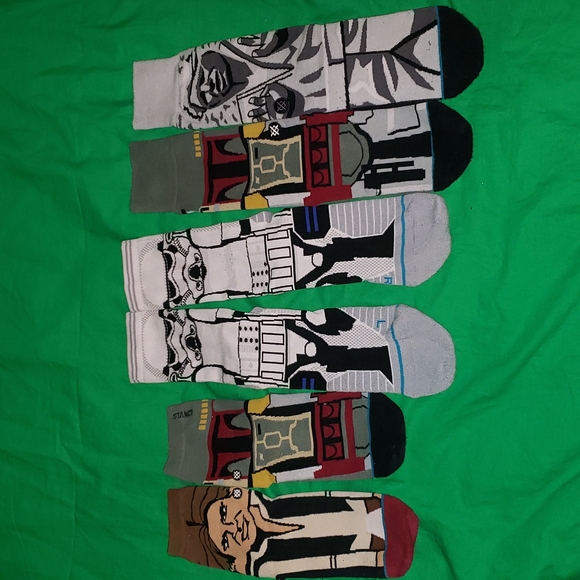 Stance Other - Stance Star Wars Socks 3 Pairs Size L Assorted Characters